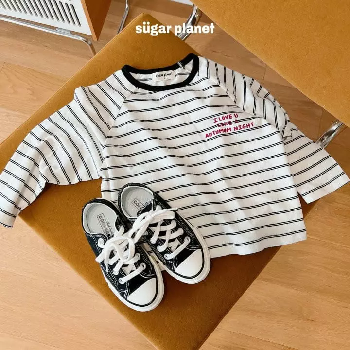 Sugar Planet - Korean Children Fashion - #kidsshorts - Basic Stripes Tee