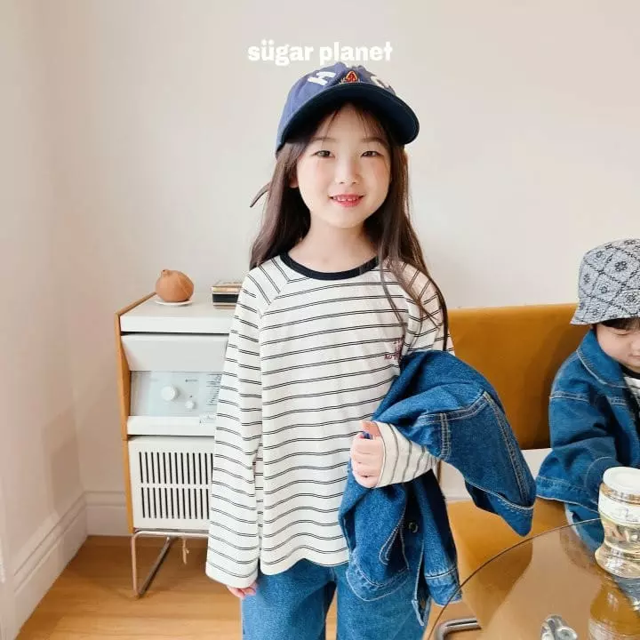 Sugar Planet - Korean Children Fashion - #kidsstore - Basic Stripes Tee - 2