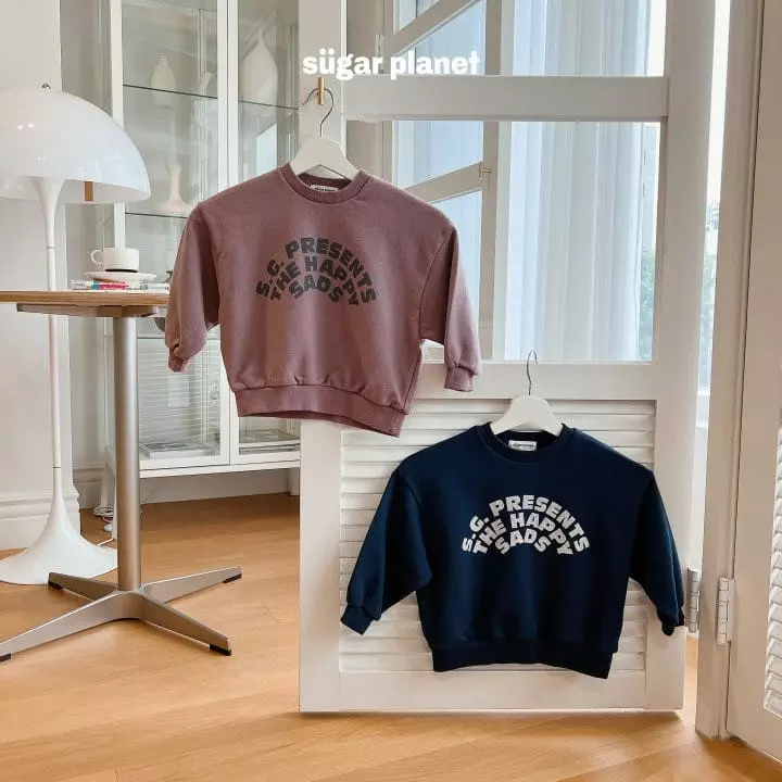 Sugar Planet - Korean Children Fashion - #kidzfashiontrend - Happy Sweatshirt