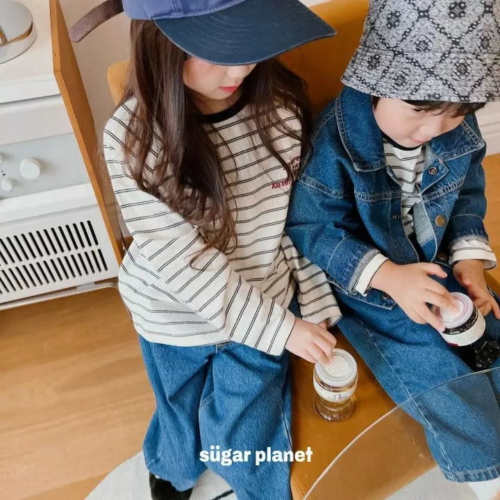 Sugar Planet - Korean Children Fashion - #littlefashionista - Basic Stripes Tee - 5