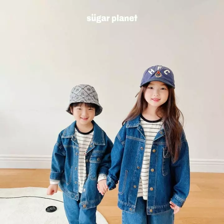 Sugar Planet - Korean Children Fashion - #stylishchildhood - Block Stitch Jacket - 3