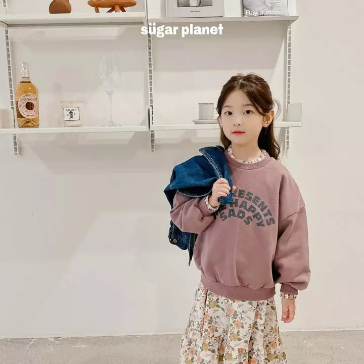 Sugar Planet - Korean Children Fashion - #stylishchildhood - Happy Sweatshirt - 9