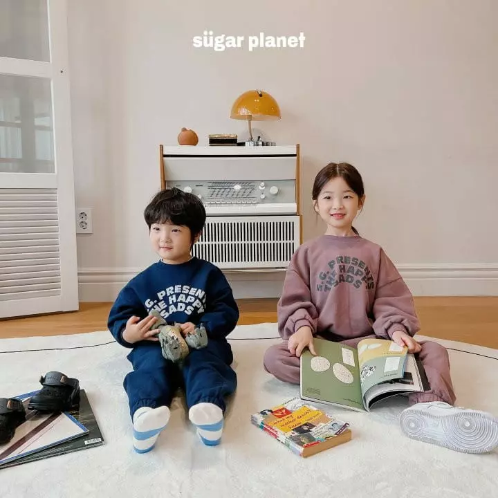 Sugar Planet - Korean Children Fashion - #todddlerfashion - Happy Sweatshirt - 7
