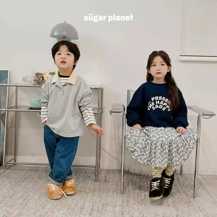 Sugar Planet - Korean Children Fashion - #toddlerclothing - Happy Sweatshirt - 8