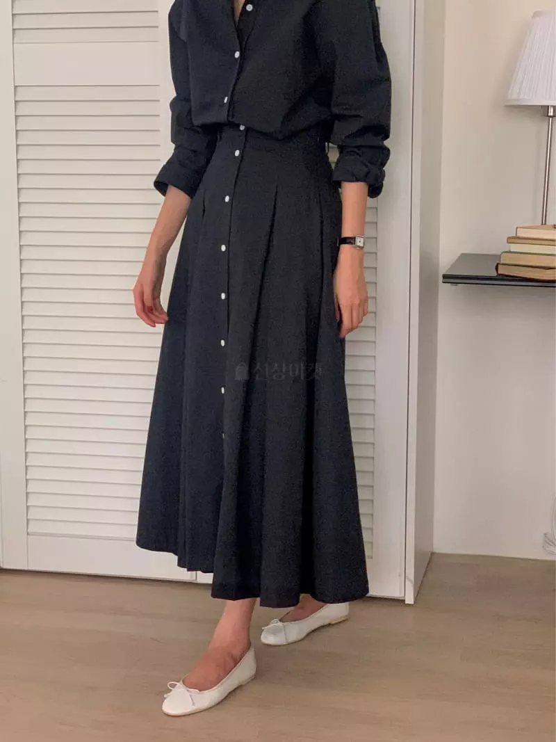 Tacit - Korean Women Fashion - #momslook - Plare Skirt - 6