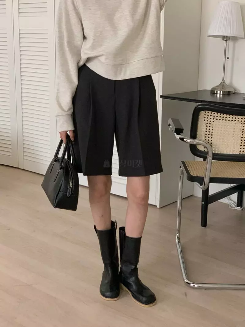 Tacit - Korean Women Fashion - #momslook - Plate Sweatshirt - 3