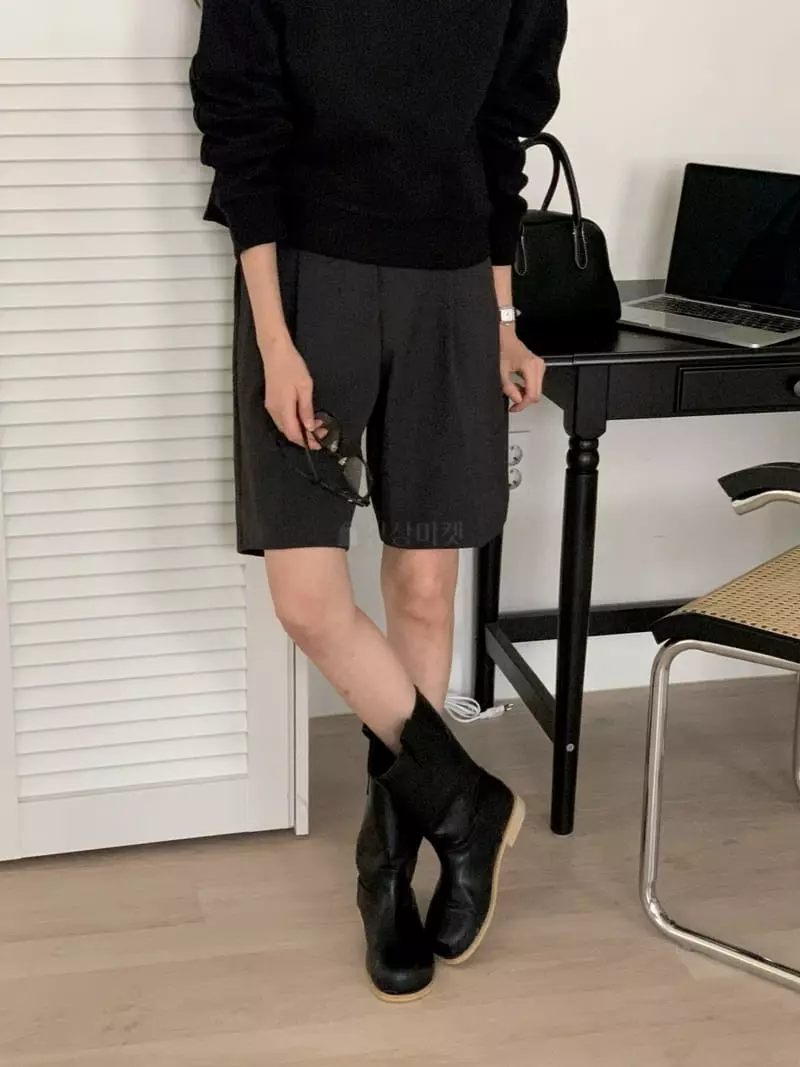 Tacit - Korean Women Fashion - #momslook - Plate Sweatshirt - 7