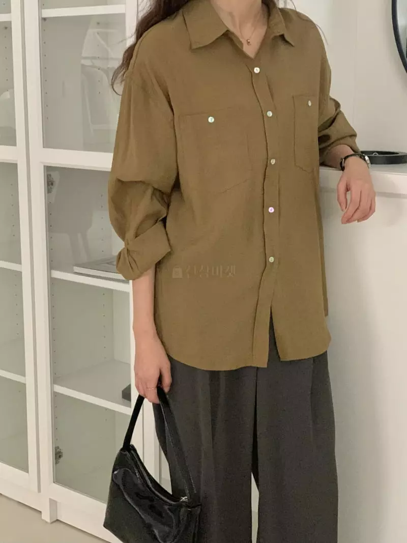 Tacit - Korean Women Fashion - #momslook - Jage Shirt