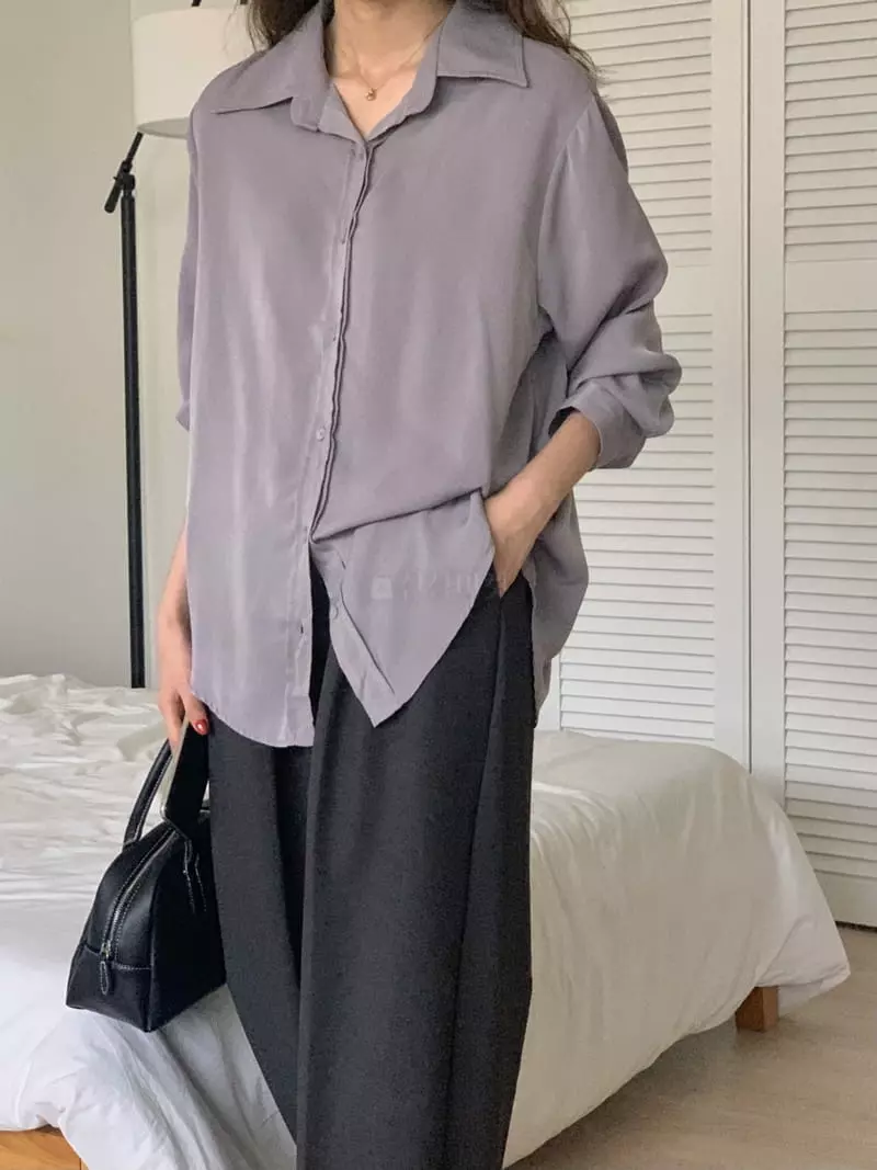 Tacit - Korean Women Fashion - #womensfashion - Mild Shirt - 4