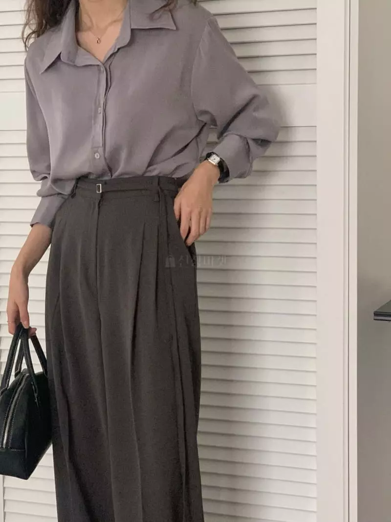 Tacit - Korean Women Fashion - #momslook - Mild Shirt - 8