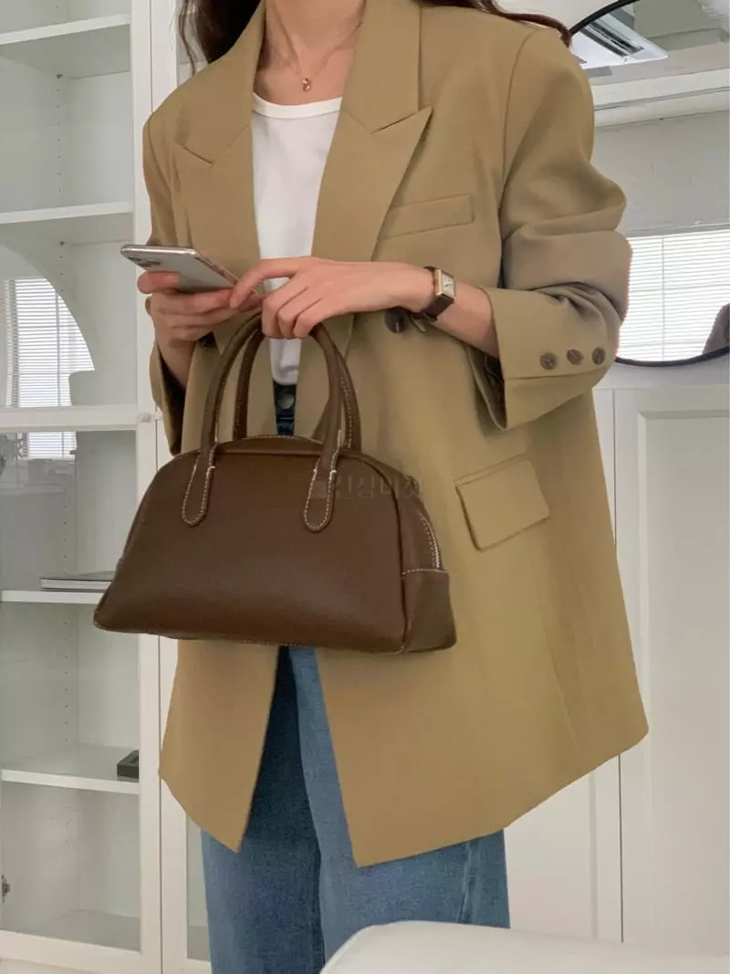 Tacit - Korean Women Fashion - #momslook - Double Jacket