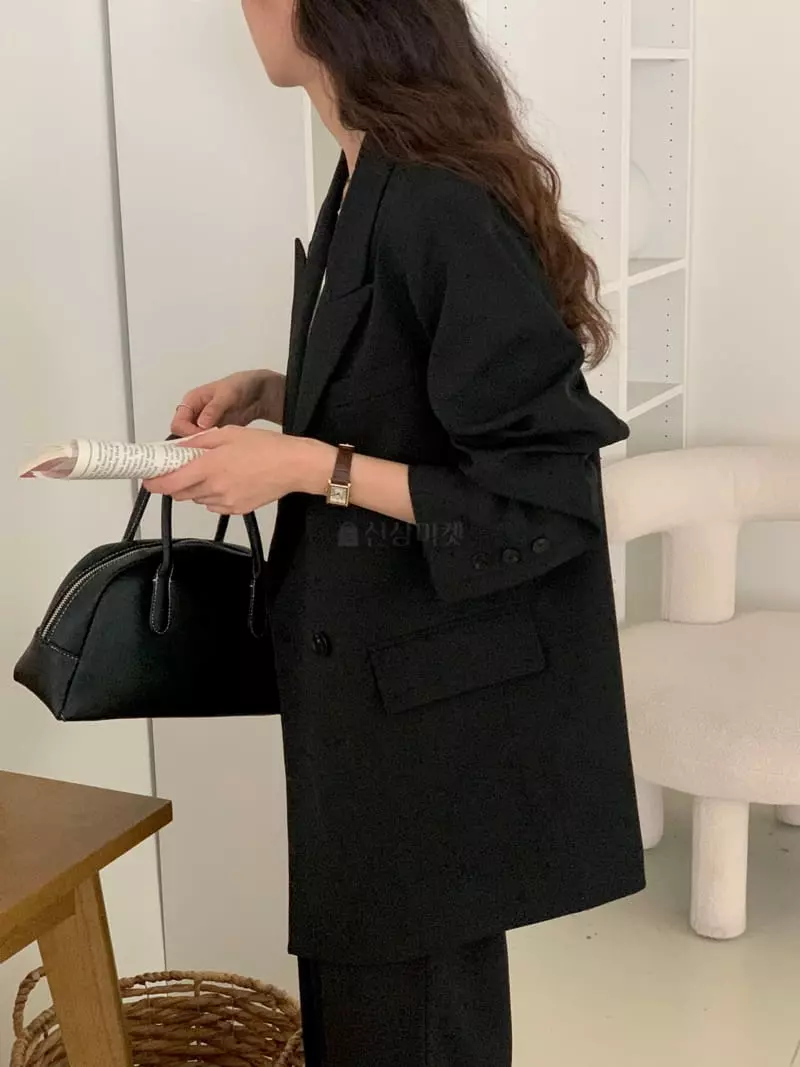 Tacit - Korean Women Fashion - #momslook - Double Jacket - 5