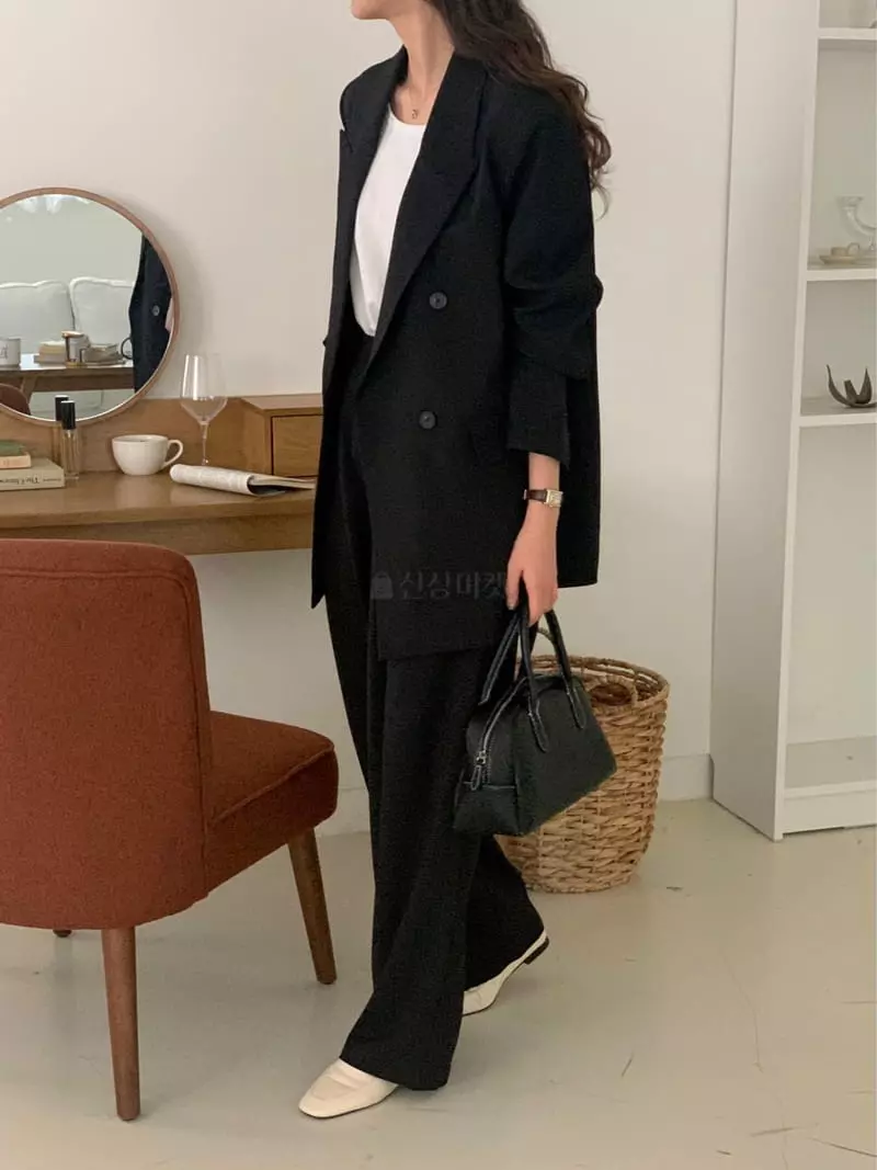 Tacit - Korean Women Fashion - #momslook - Double Jacket - 7