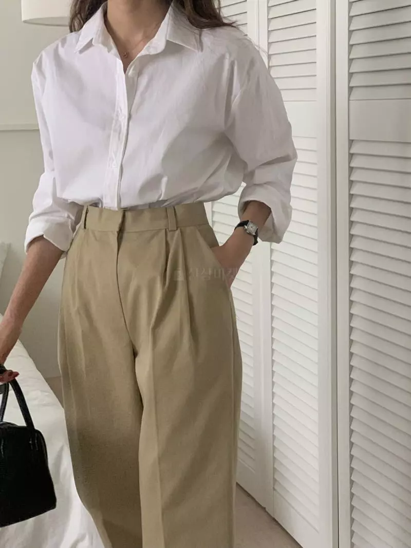Tacit - Korean Women Fashion - #shopsmall - Oxford Shirt - 6