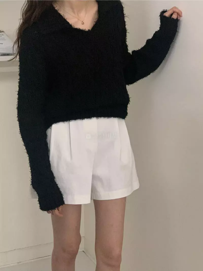 Tacit - Korean Women Fashion - #shopsmall - Autumn Knit Tee - 5