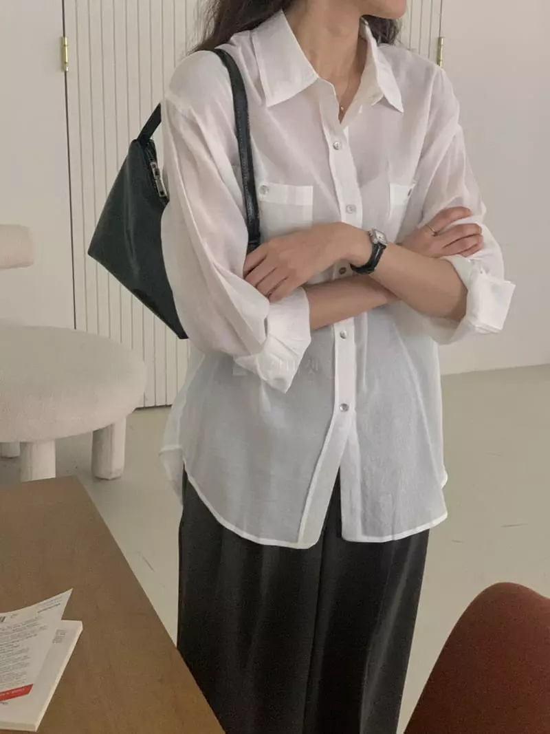 Tacit - Korean Women Fashion - #womensfashion - Jage Shirt - 4
