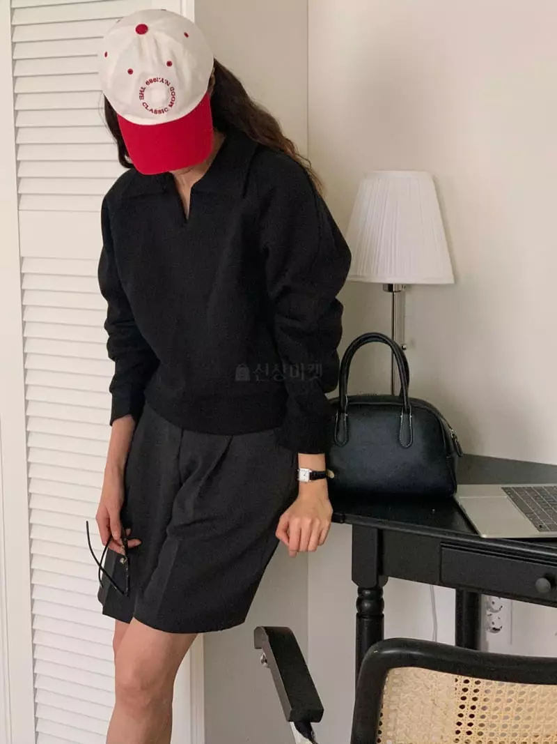 Tacit - Korean Women Fashion - #vintagekidsstyle - Plate Sweatshirt - 12