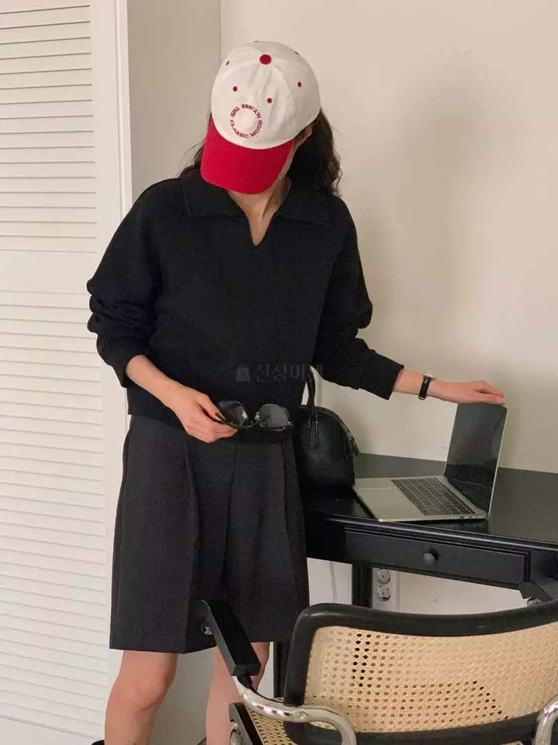 Tacit - Korean Women Fashion - #womensfashion - Plate Sweatshirt - 10
