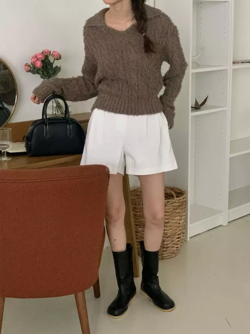 Tacit - Korean Women Fashion - #womensfashion - Autumn Knit Tee - 11