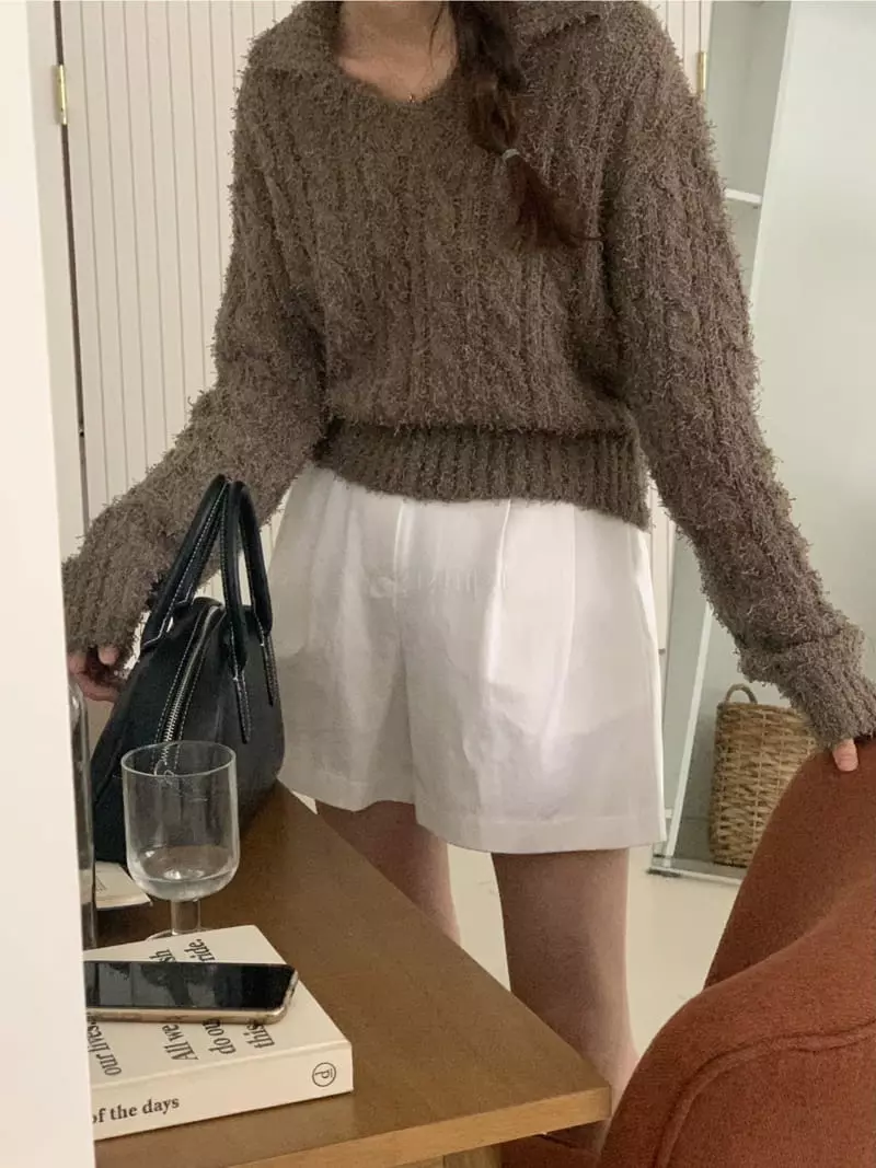Tacit - Korean Women Fashion - #womensfashion - Autumn Knit Tee - 9
