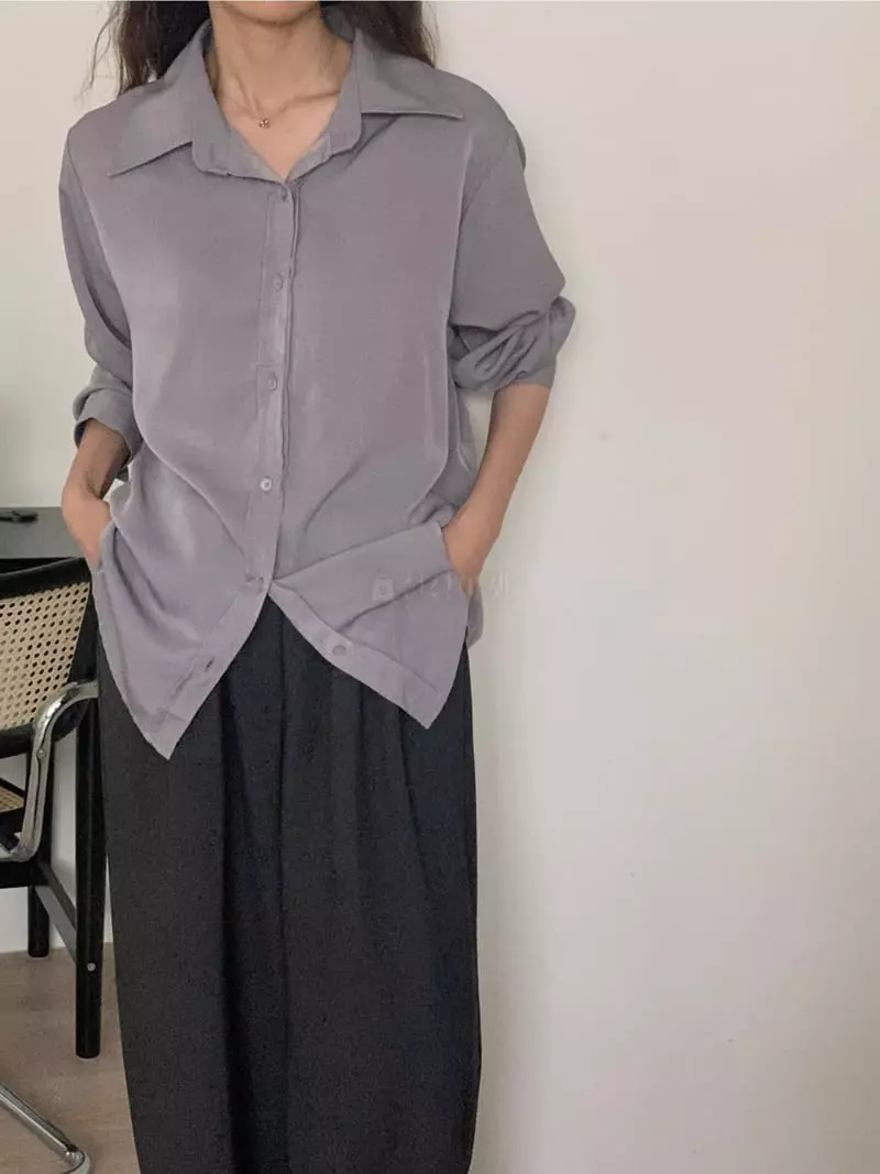 Tacit - Korean Women Fashion - #womensfashion - Mild Shirt - 3