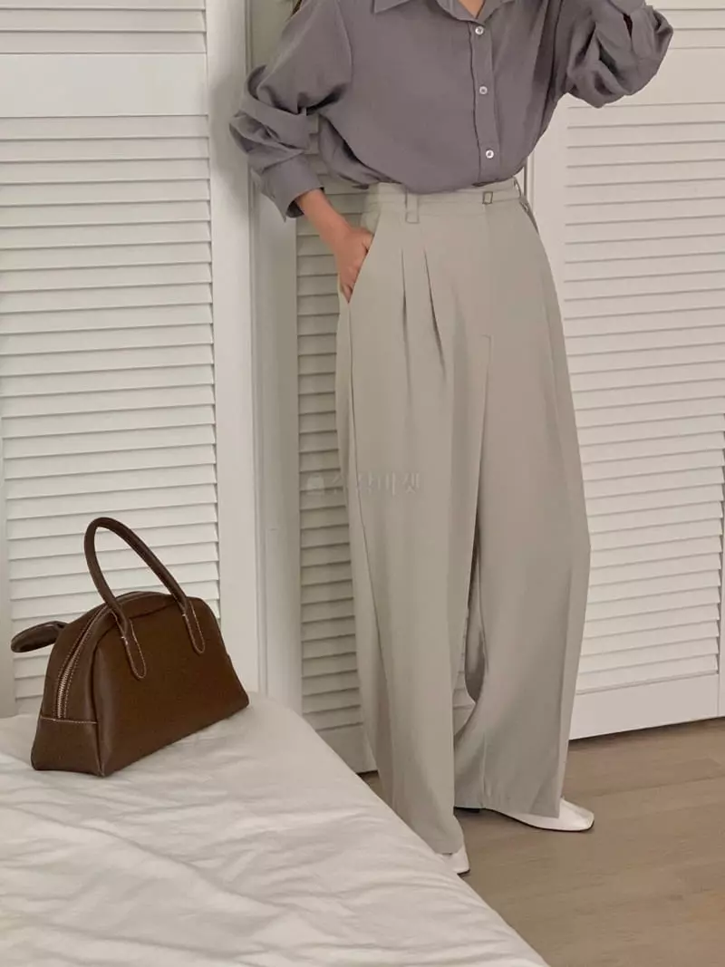 Tacit - Korean Women Fashion - #momslook - Ling String Pants - 4
