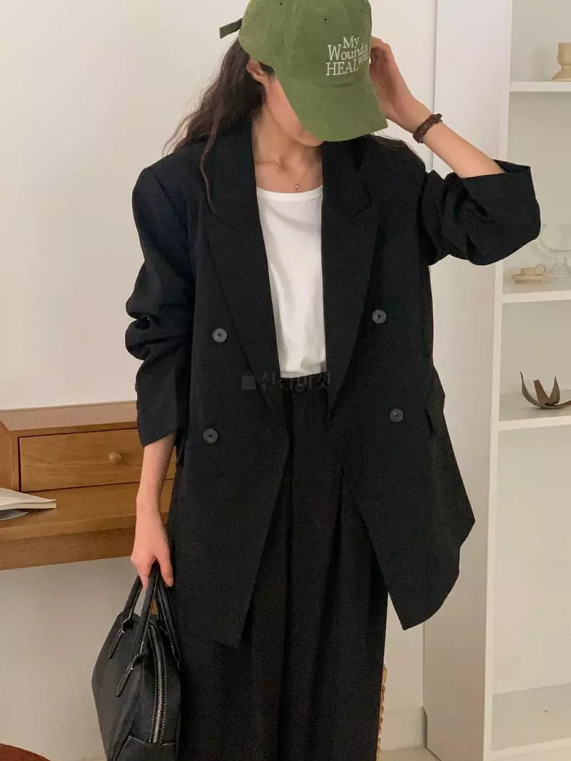 Tacit - Korean Women Fashion - #momslook - Double Jacket - 4