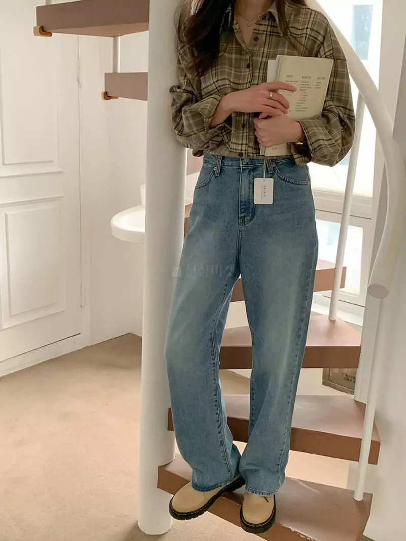 Tahiti - Korean Women Fashion - #momslook - Wide Jeans - 7