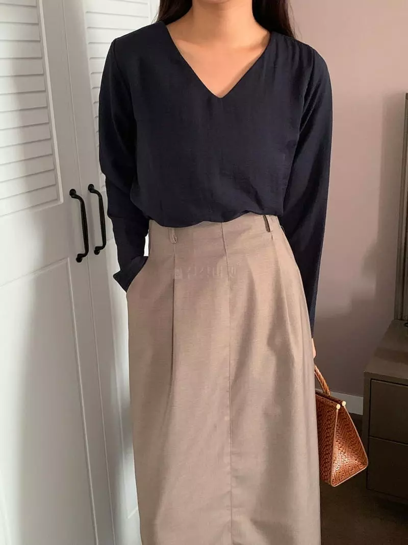 Tahiti - Korean Women Fashion - #momslook - Shelly Long Skirt - 8