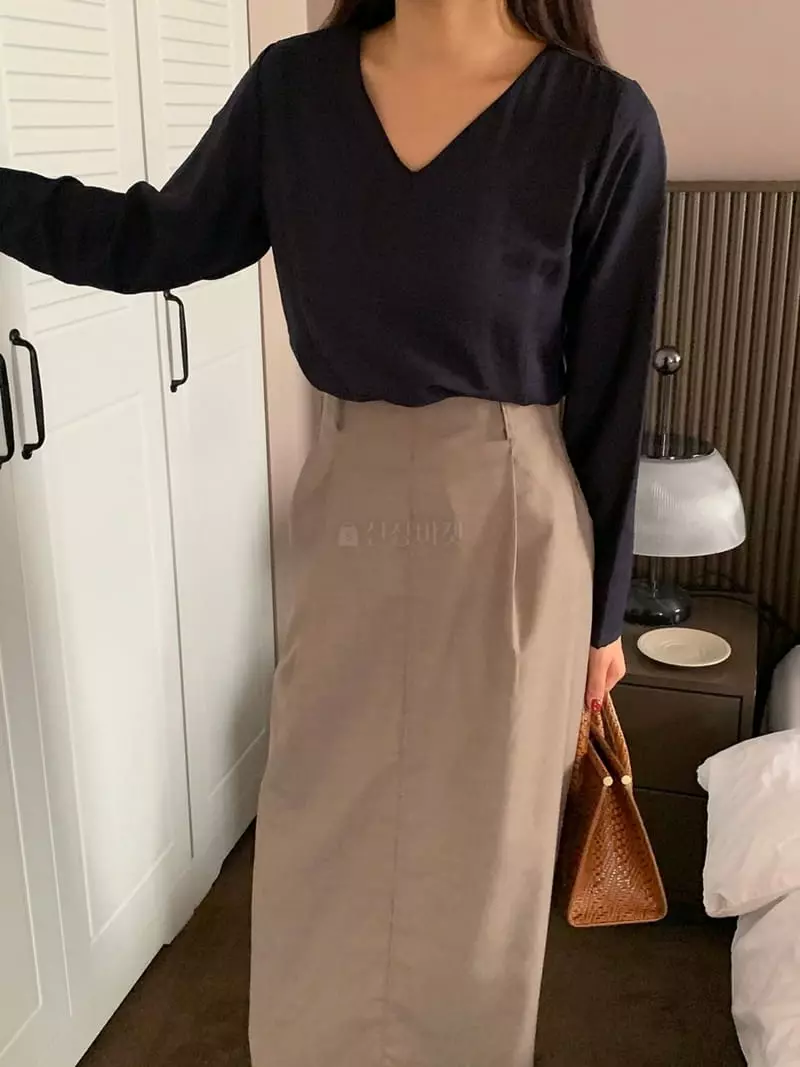 Tahiti - Korean Women Fashion - #momslook - Shelly Long Skirt - 9
