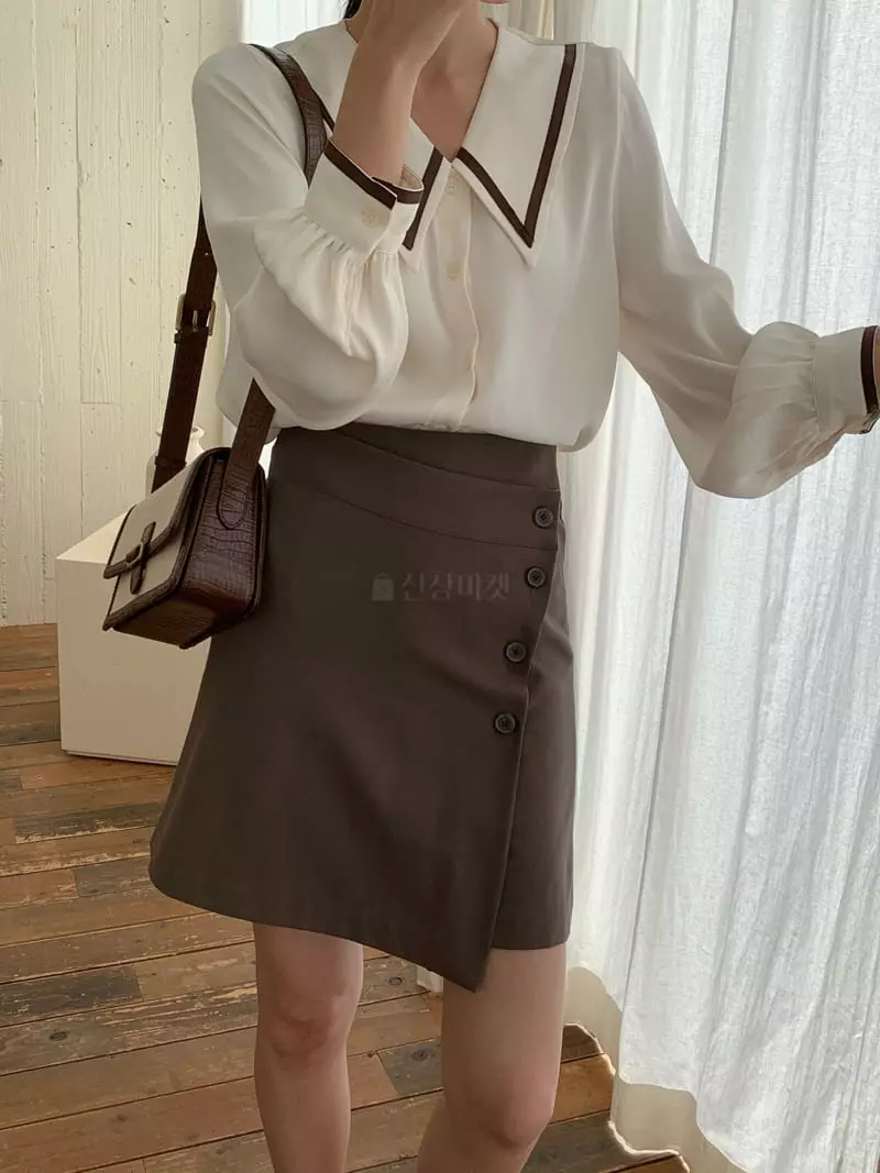 Tahiti - Korean Women Fashion - #momslook - Sailor Blouse - 7