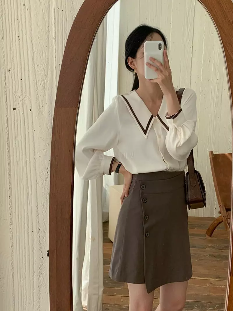 Tahiti - Korean Women Fashion - #momslook - Sailor Blouse - 8