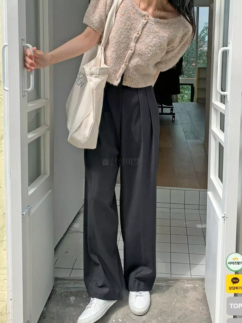Tahiti - Korean Women Fashion - #momslook - Ppoyong Puff Cardigan - 3