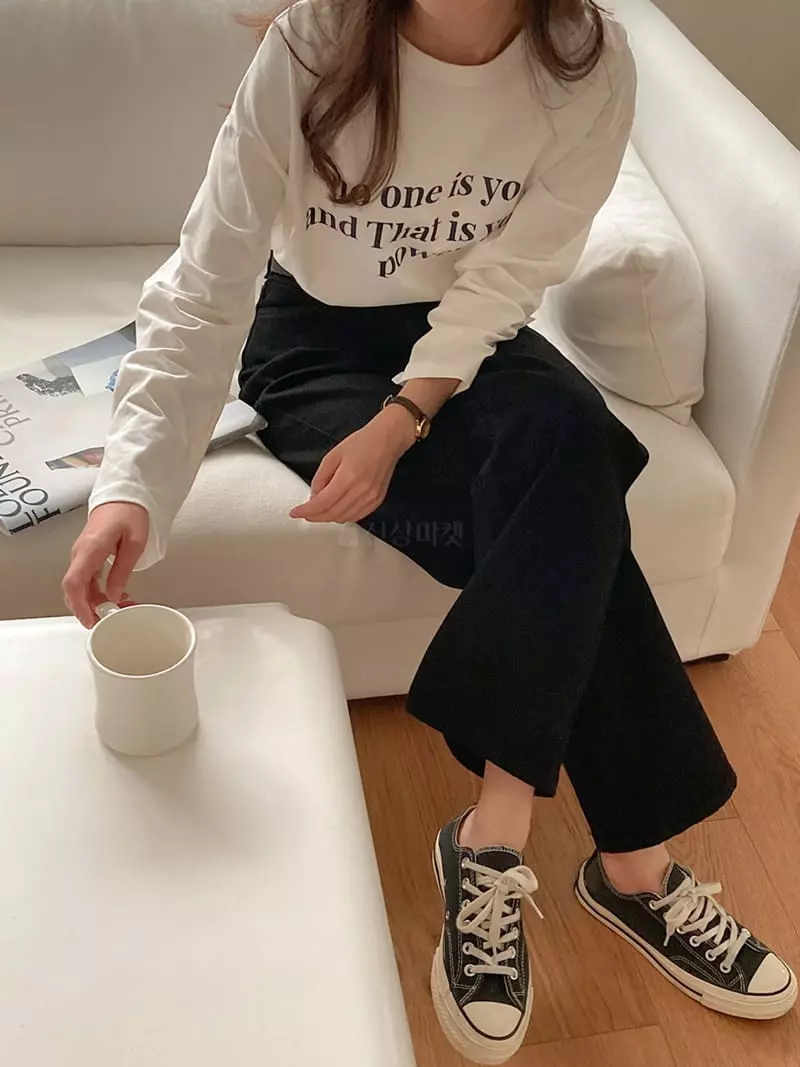 Tahiti - Korean Women Fashion - #momslook - Black Jeans - 2