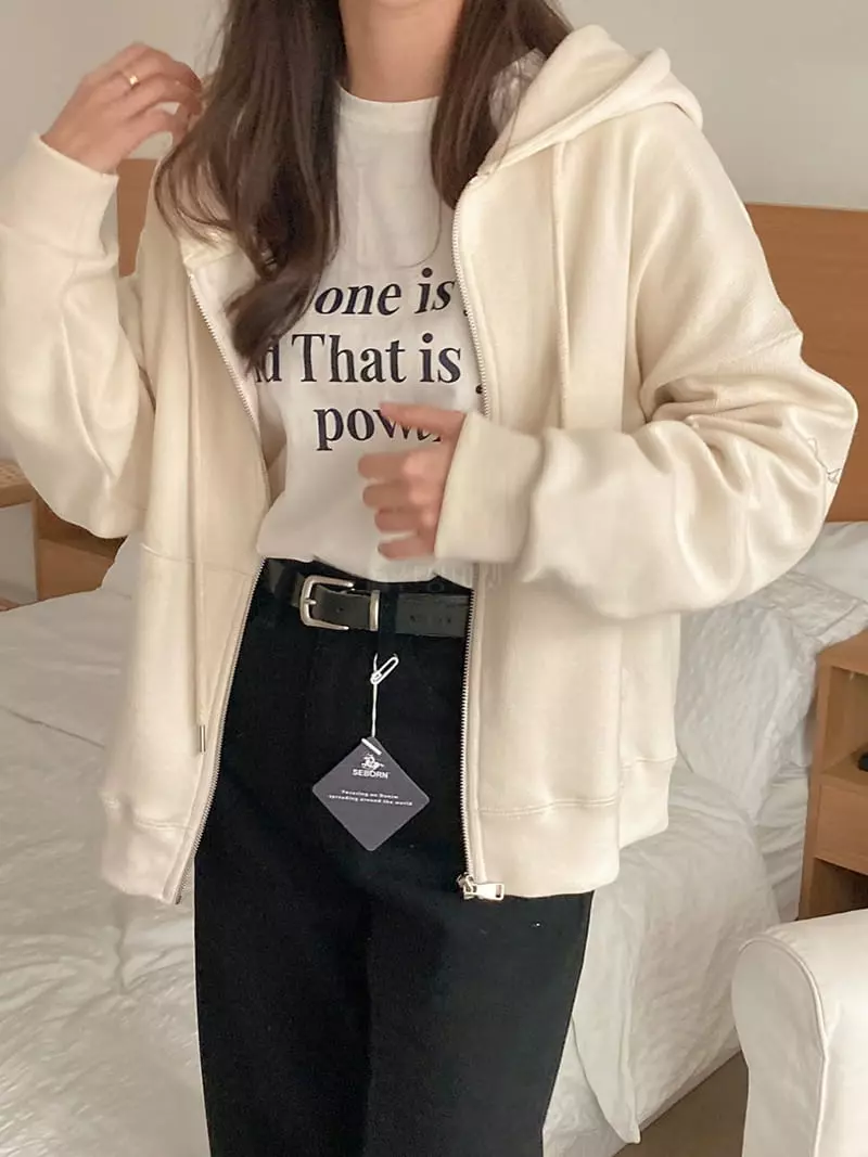 Tahiti - Korean Women Fashion - #momslook - Lettering Tee - 8