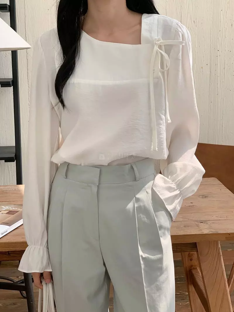 Tahiti - Korean Women Fashion - #momslook - Dallin Blouse - 10