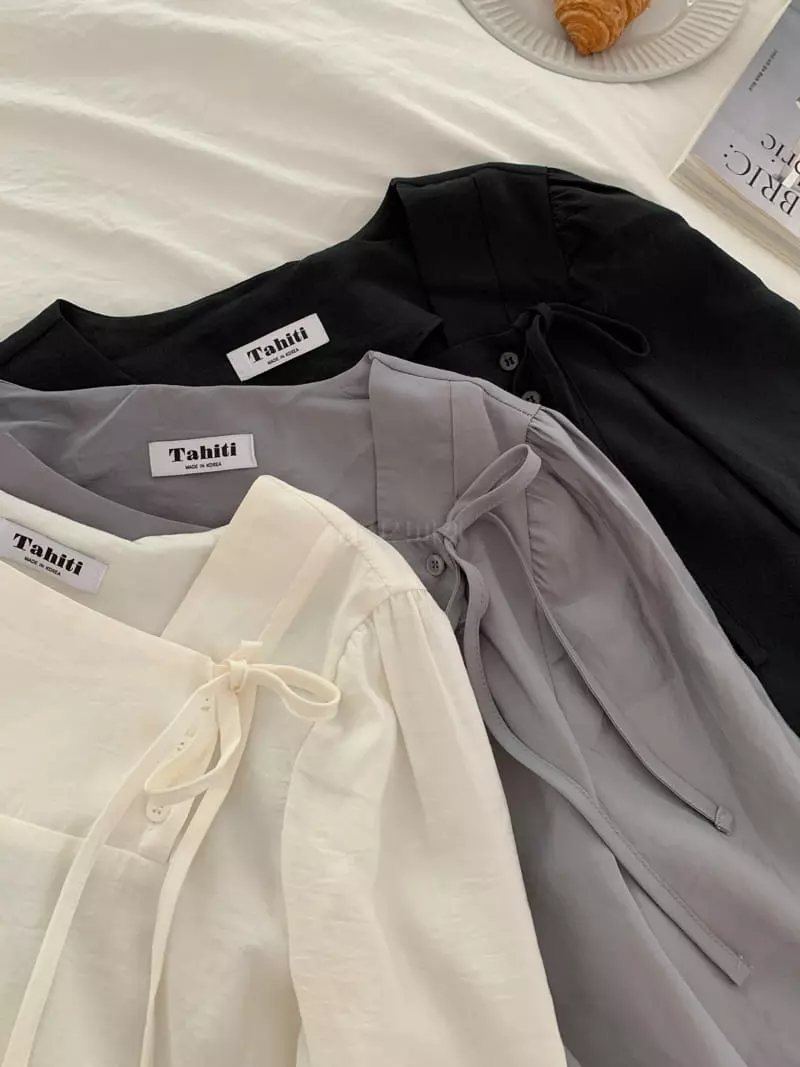 Tahiti - Korean Women Fashion - #momslook - Dallin Blouse - 2