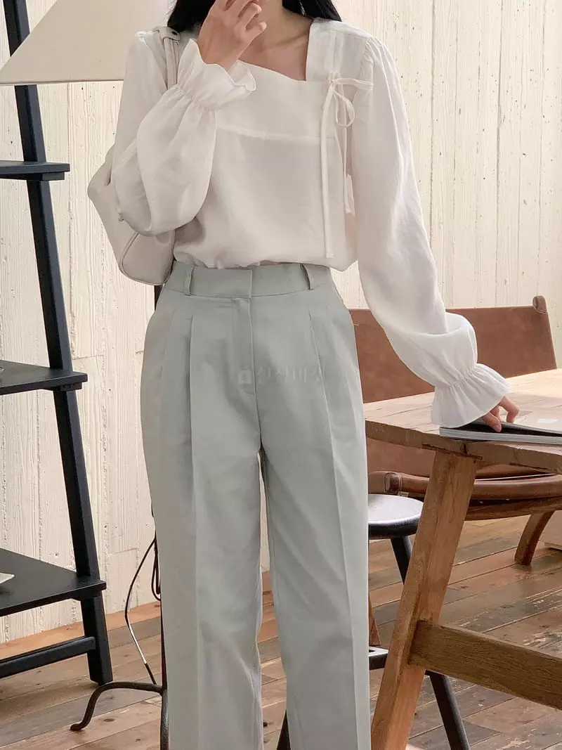 Tahiti - Korean Women Fashion - #womensfashion - Dallin Blouse - 4