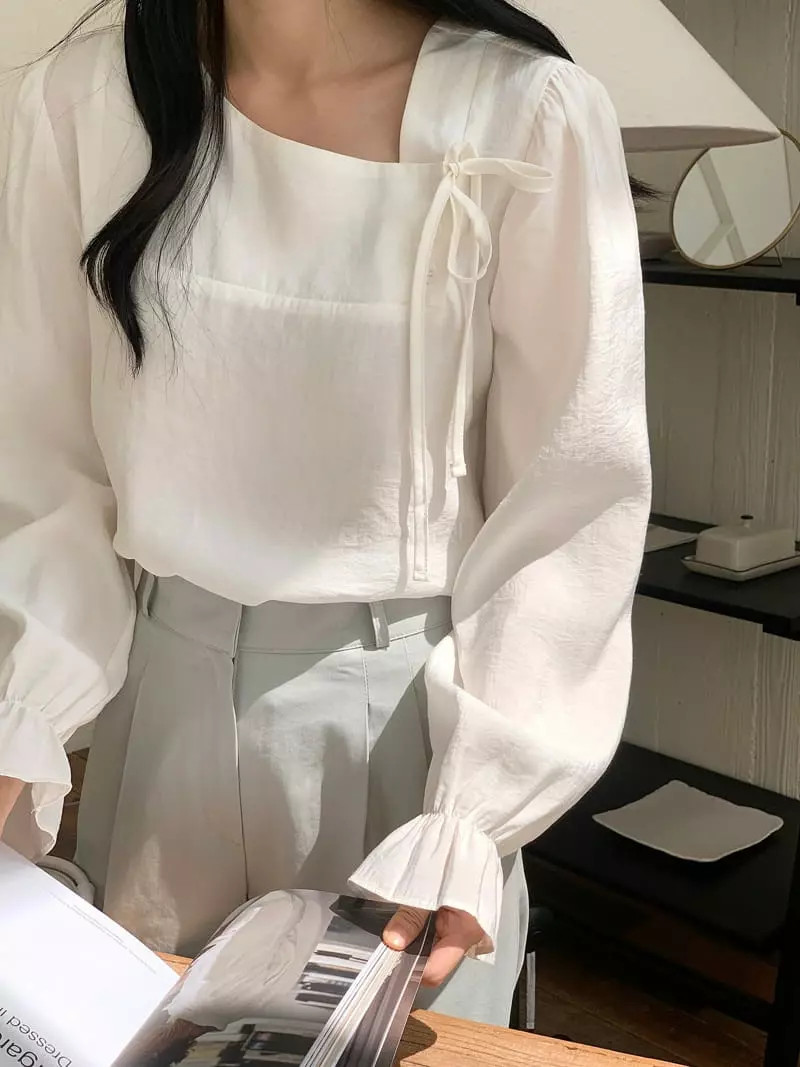 Tahiti - Korean Women Fashion - #momslook - Dallin Blouse - 8