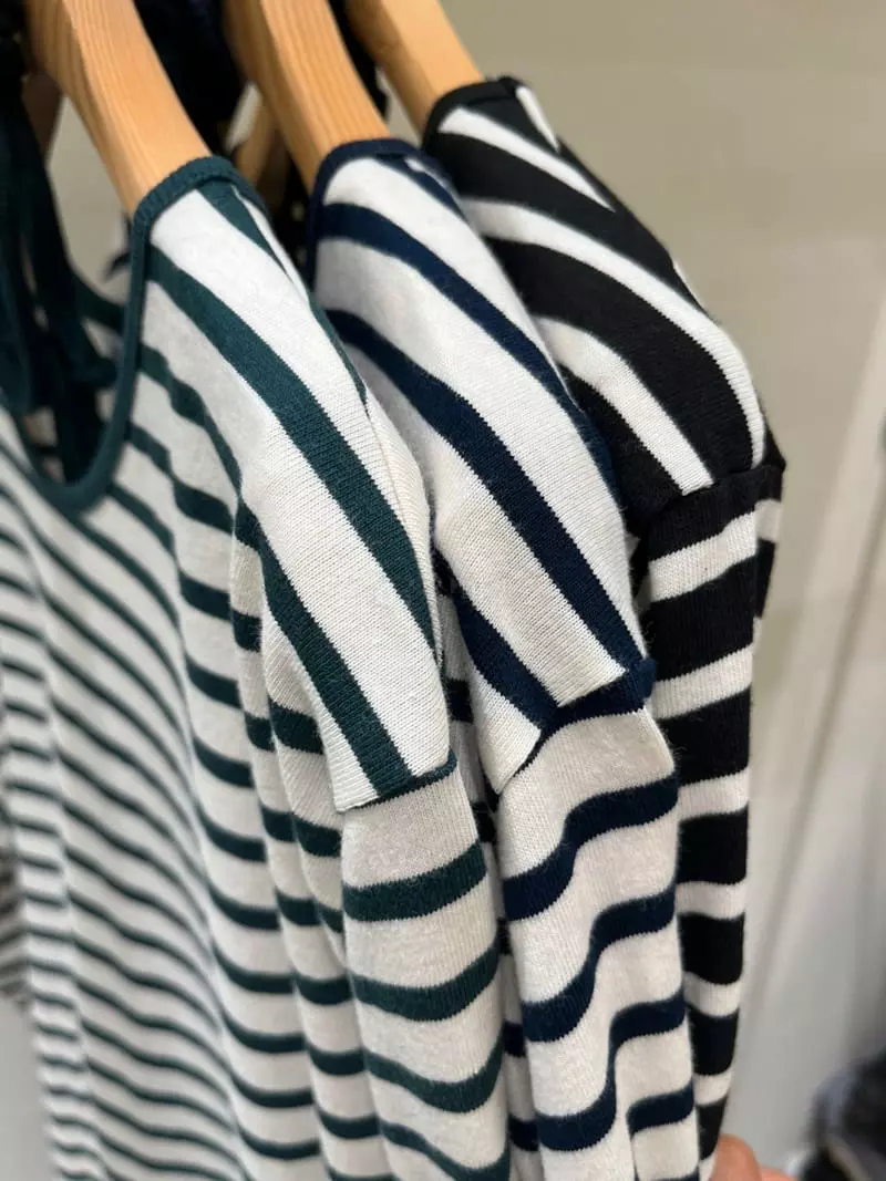 Tahiti - Korean Women Fashion - #momslook - Stripes One-piece - 9