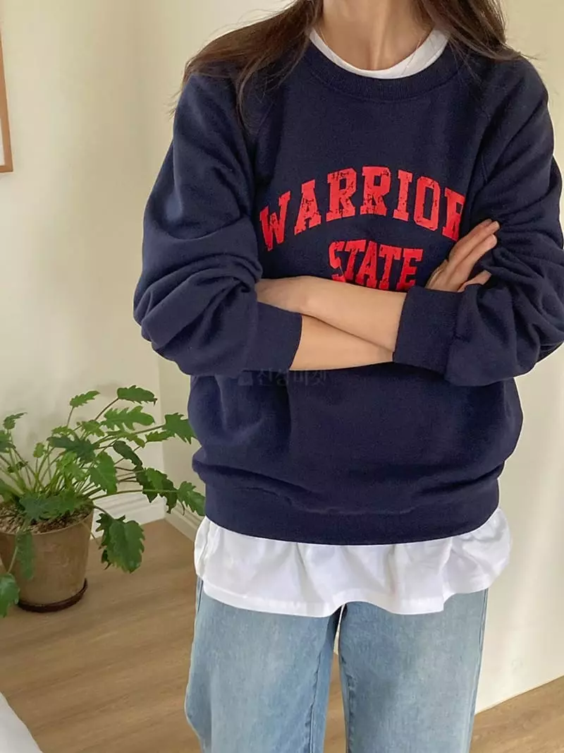 Tahiti - Korean Women Fashion - #pursuepretty - Million Sweatshirt - 3