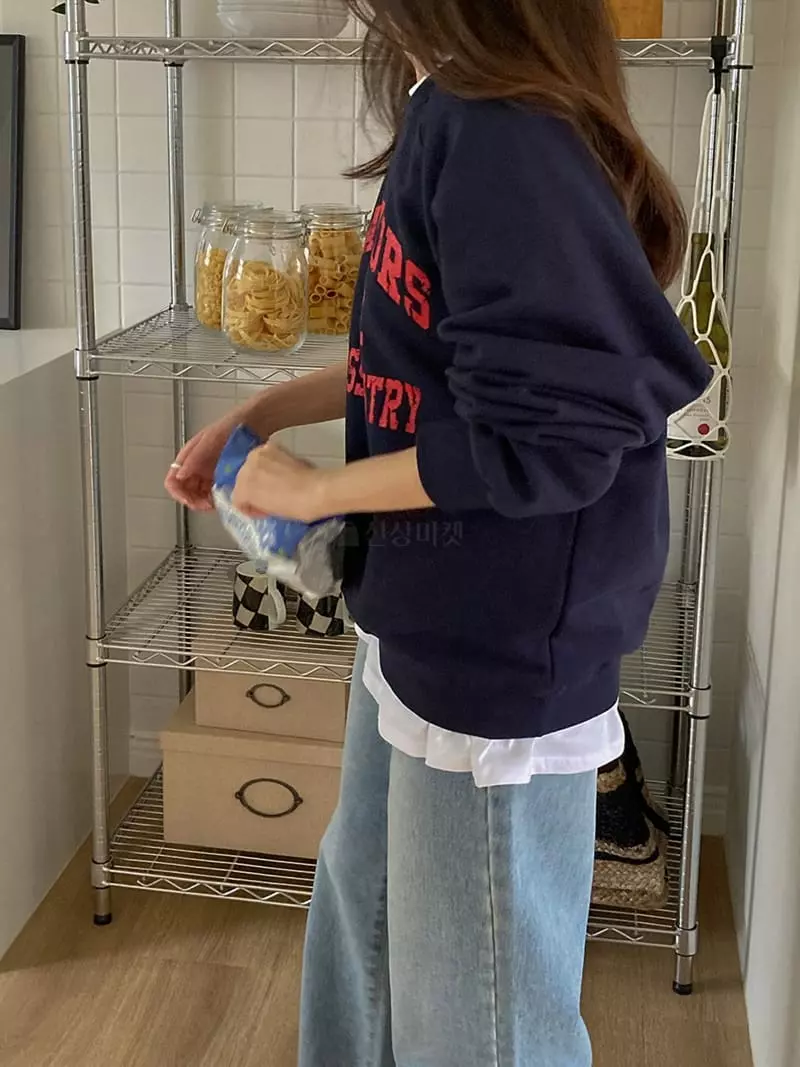 Tahiti - Korean Women Fashion - #pursuepretty - Million Sweatshirt - 4