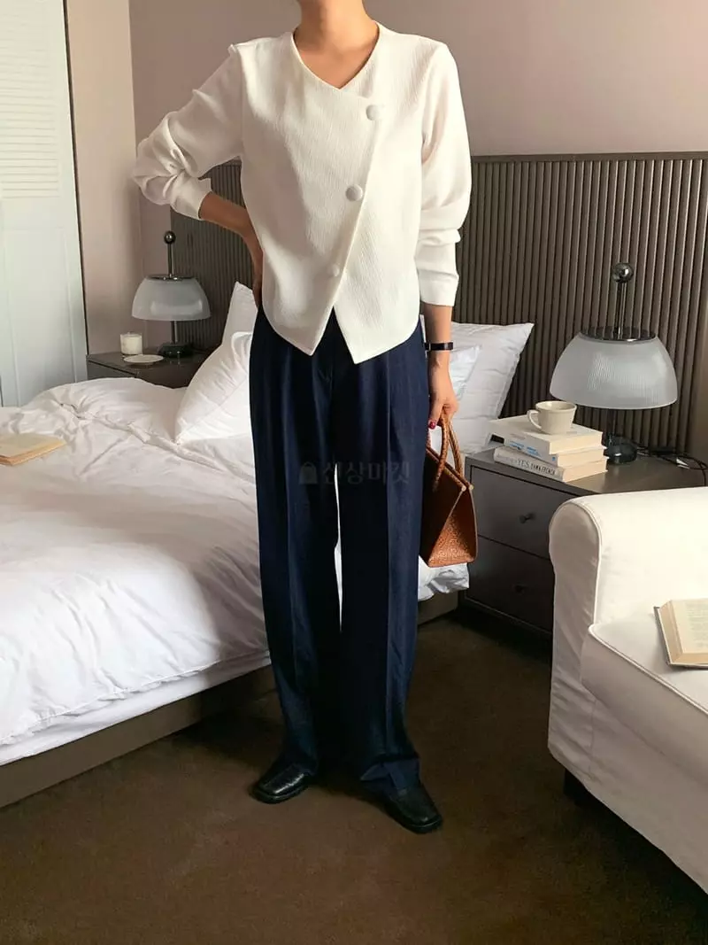 Tahiti - Korean Women Fashion - #romanticstyle - White Pants - 12