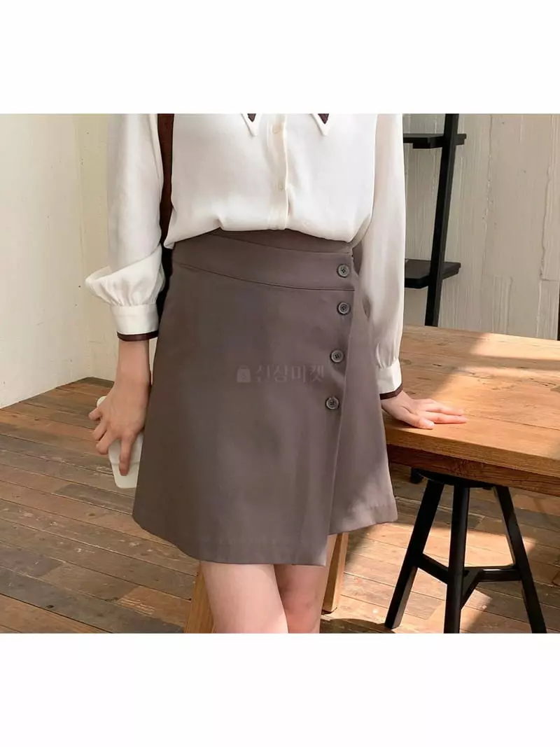 Tahiti - Korean Women Fashion - #shopsmall - Mer Skirt - 3