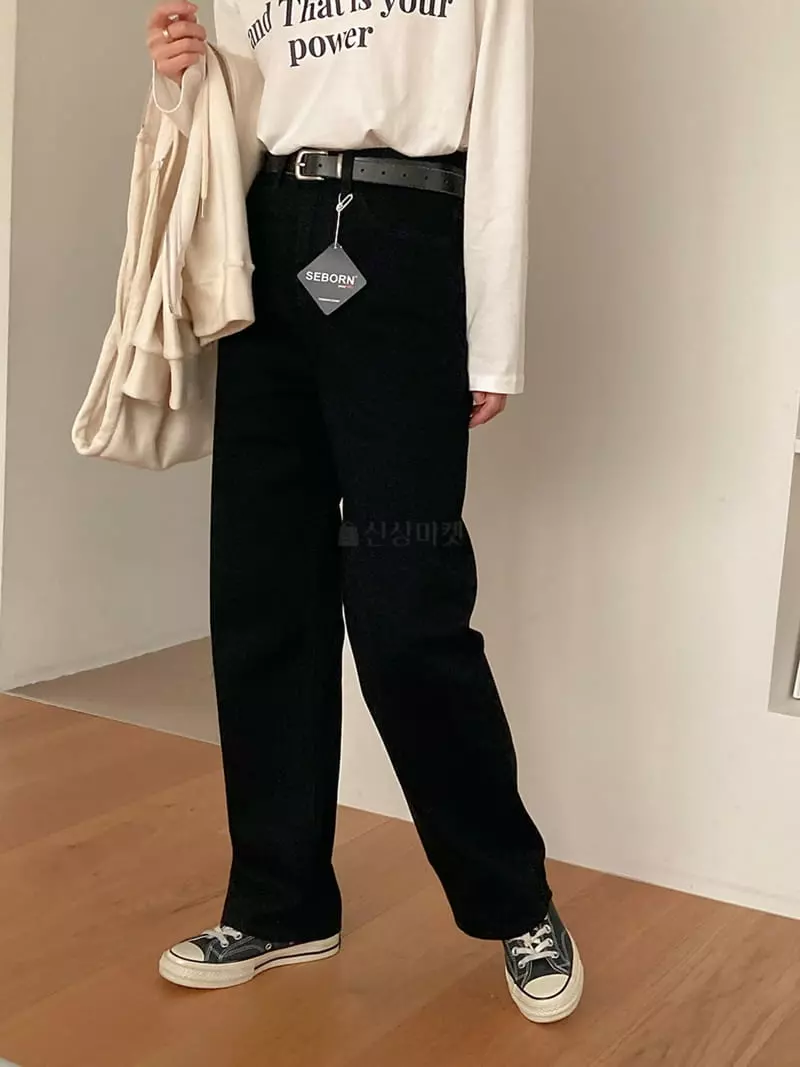 Tahiti - Korean Women Fashion - #thatsdarling - Black Jeans - 11