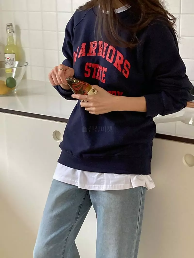 Tahiti - Korean Women Fashion - #thatsdarling - Million Sweatshirt - 7
