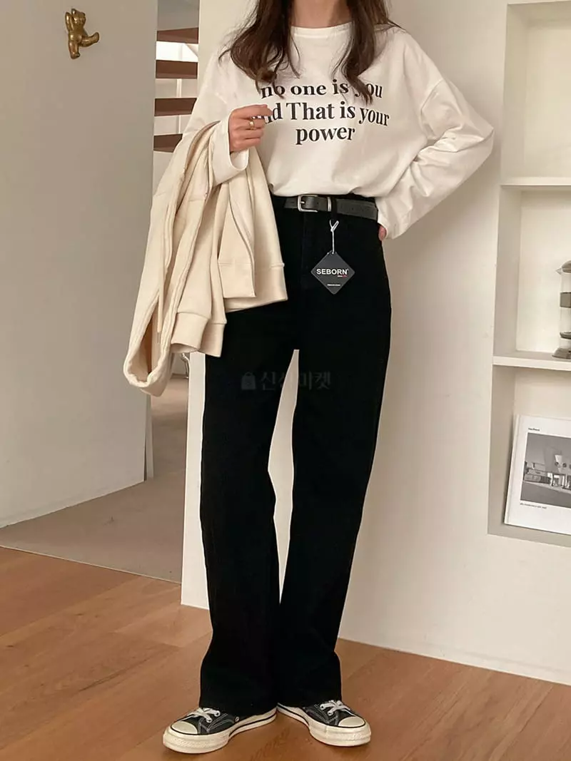 Tahiti - Korean Women Fashion - #thelittlethings - Black Jeans - 12
