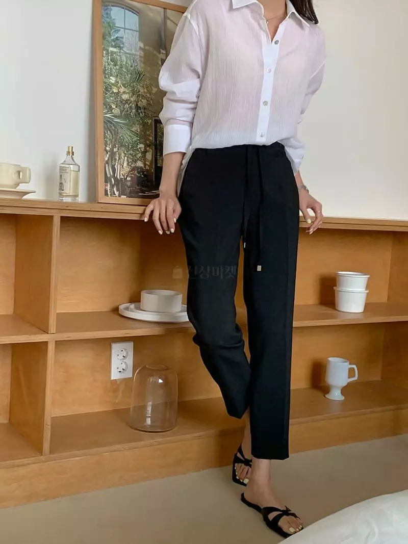 Tahiti - Korean Women Fashion - #thelittlethings - Banding Pants - 9