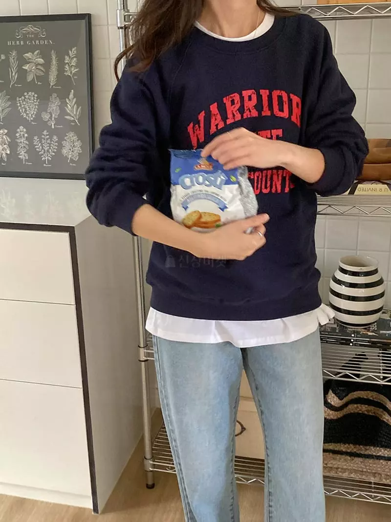 Tahiti - Korean Women Fashion - #thelittlethings - Million Sweatshirt - 8