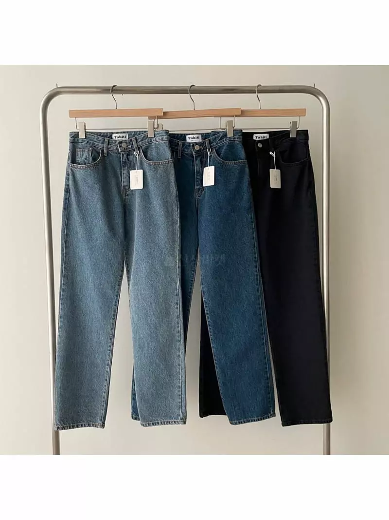 Tahiti - Korean Women Fashion - #womensfashion - Base Jeans - 4